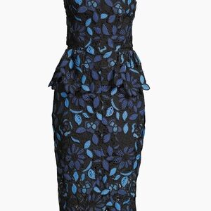 Elliatt Optics Floral Lace Peplum Dress